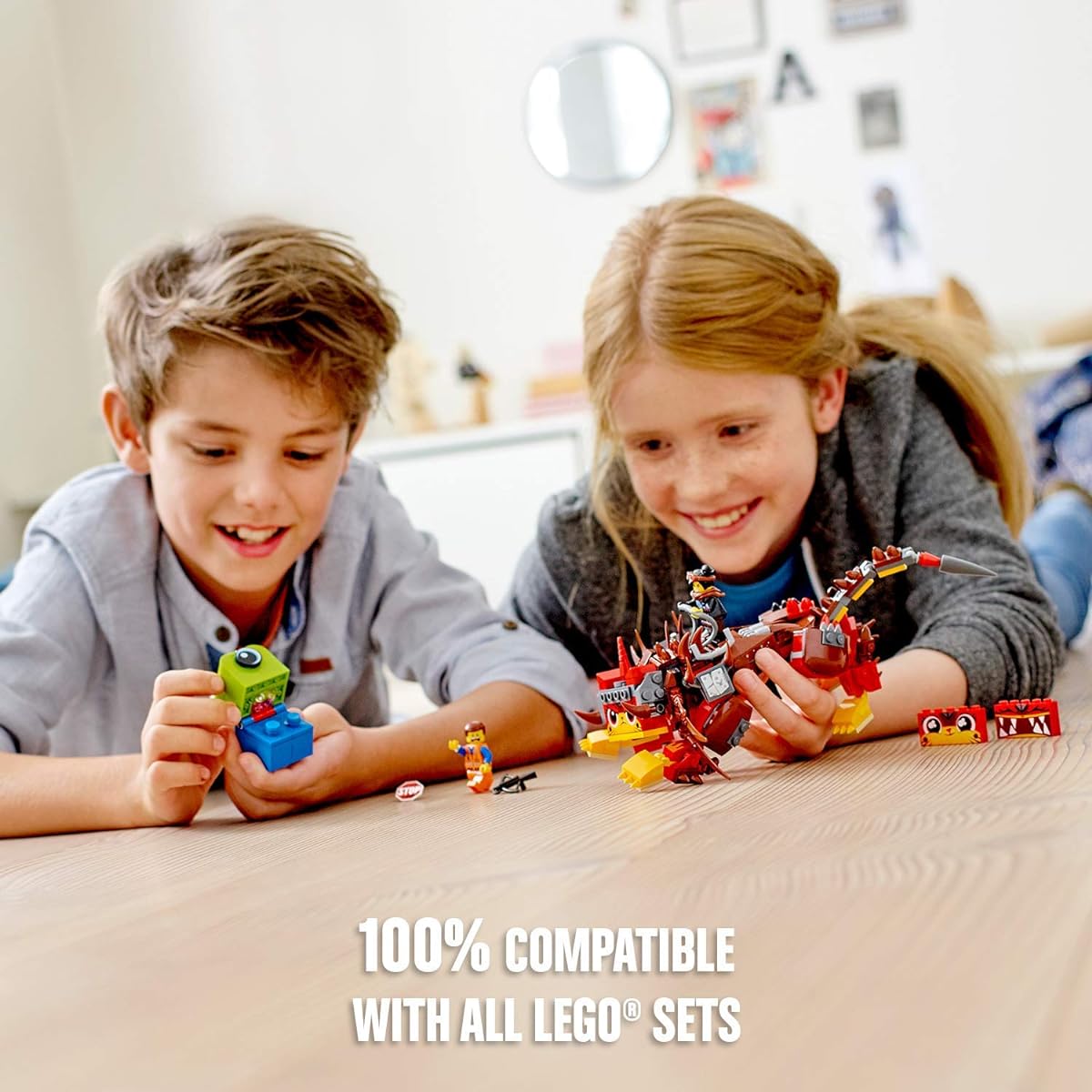 LEGO LEGO Movie Ultra Cat and Warrior Lucy 70827 Block Toy Girls Boys