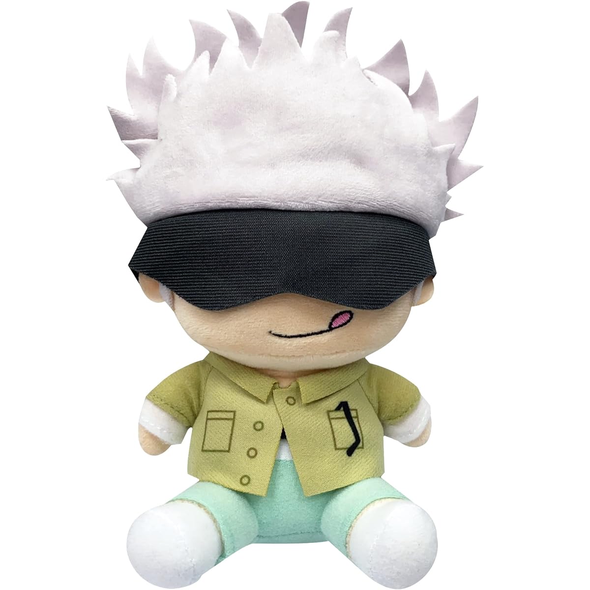Jujutsu Kaisen Gojo Sitting Pose Plush Toy 7 inches tall