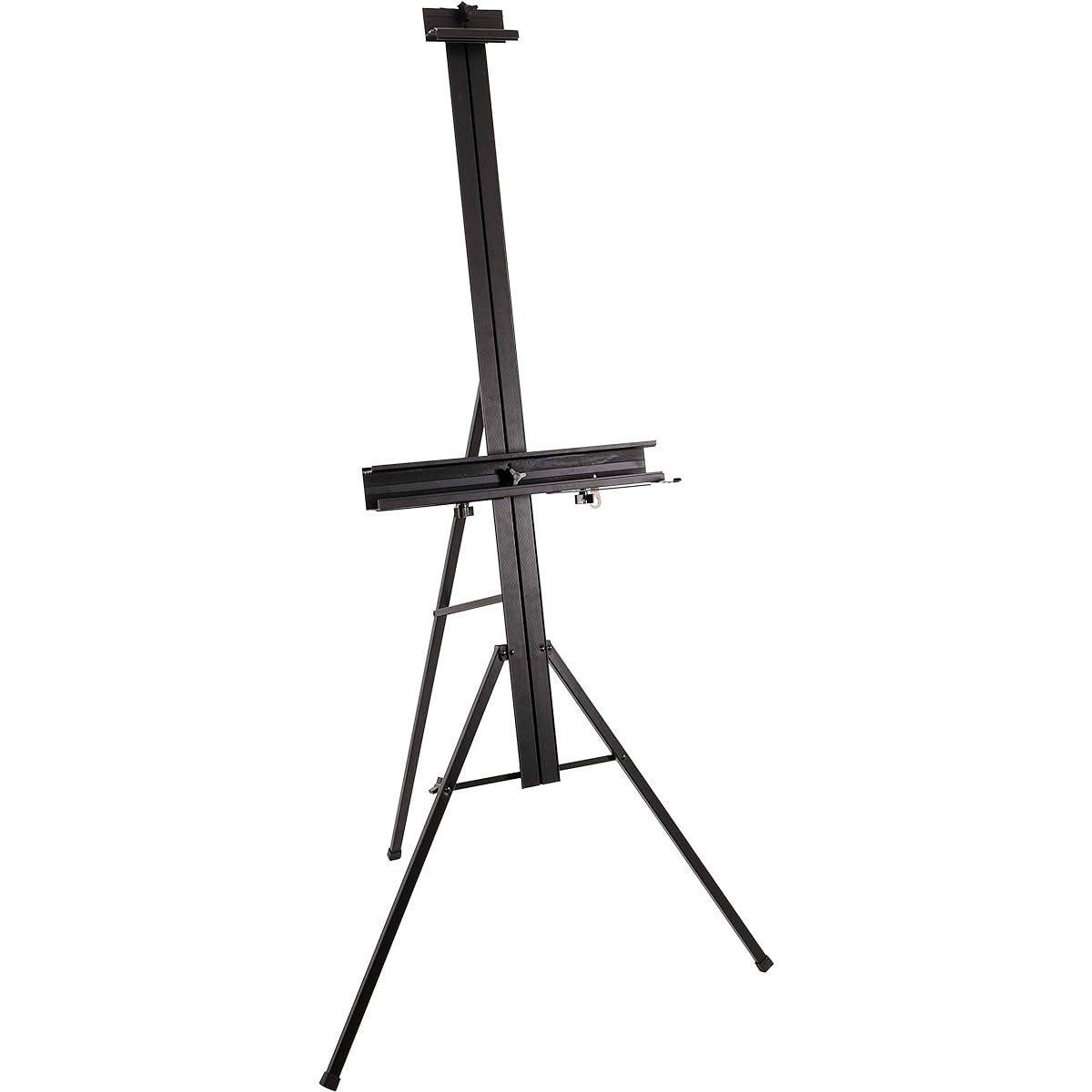 US Art Supply Del Mar Aluminum Light-Weight Studio Easel with Adjustable Tray and Palette Holder by US Art Supply