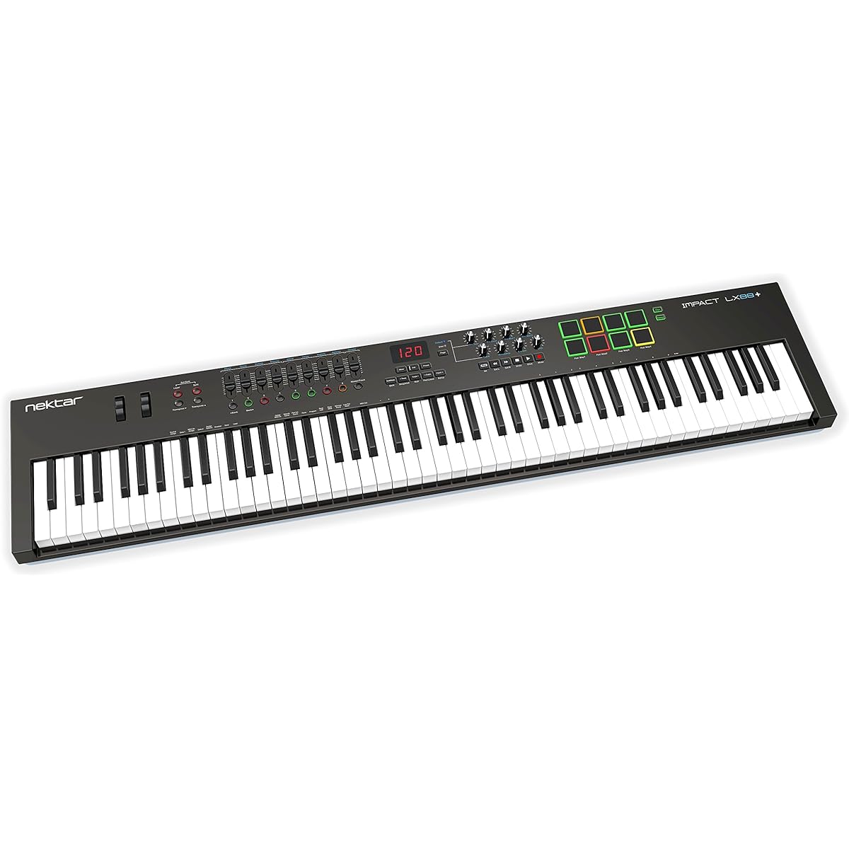 Nektar Technology IMPACT LX88+ DAW linked MIDI keyboard controller with encoder/fader/transport button/pad [Domestic genuine product]
