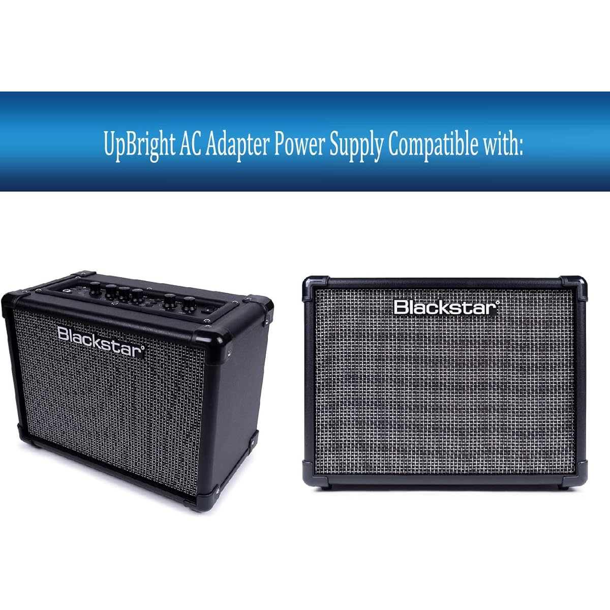 UpBright 10V AC/DC Adapter Blackstar ADP0101500 ID Core 10 ID Core 20 IDCORE10 IDCORE20 Stereo Electric Guitar Amplifier Amplifier A0P0101500 6.5V 10VDC 3A Power Cord Battery Charger