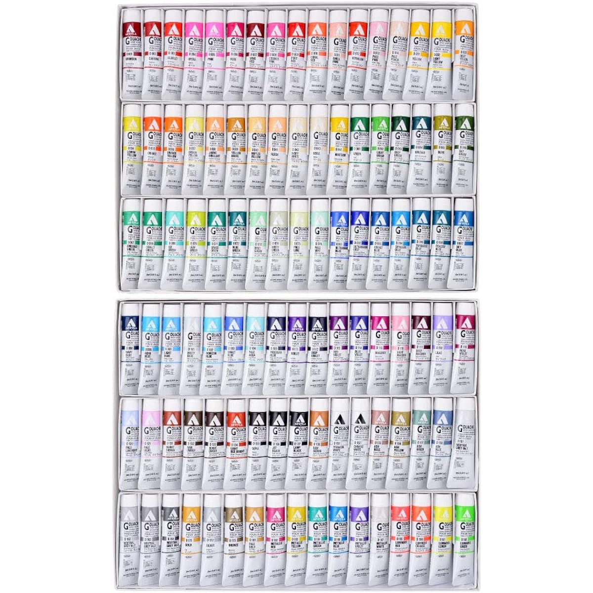 Holbein Acrylic Gouache D434 20ml 102 color set 07434