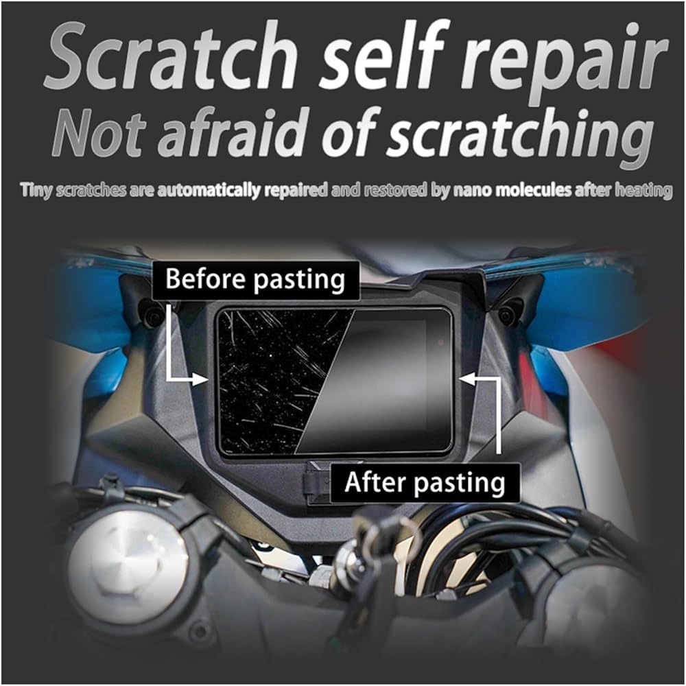 Fits for Honda Goldwing 1800 GL1800 F6C GL 1800 2018-2021 Motorcycle Speedometer Scratch Cluster Screen Film Protector Instrument (Color : 2 PSC)