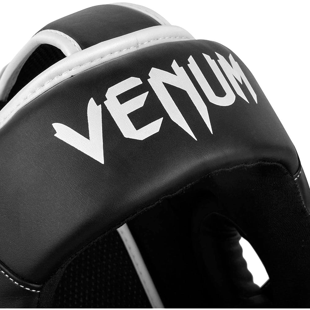 Venum Elite Headgear - Black/White