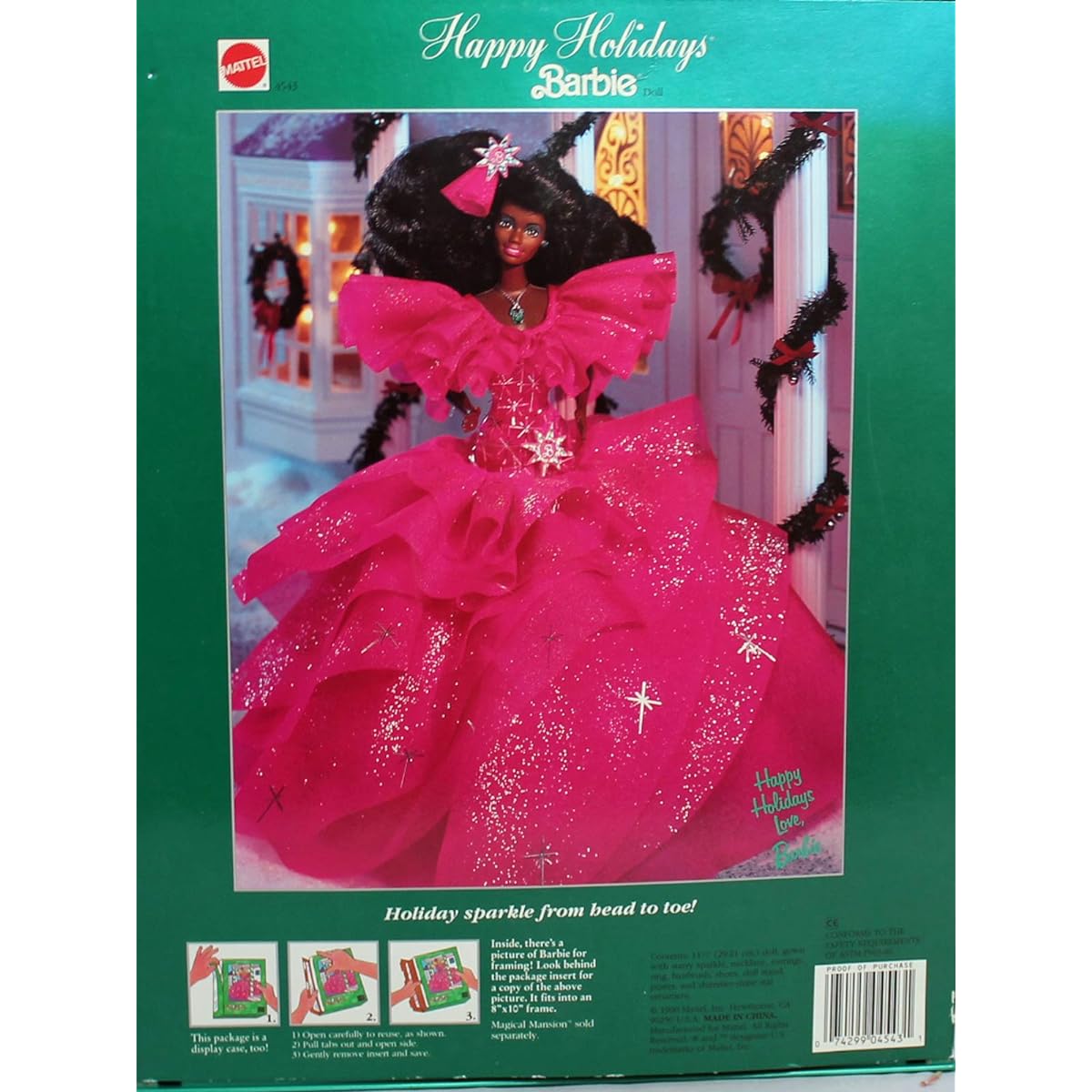 Happy Holidays Special Edition 1990 African American Barbie Doll
