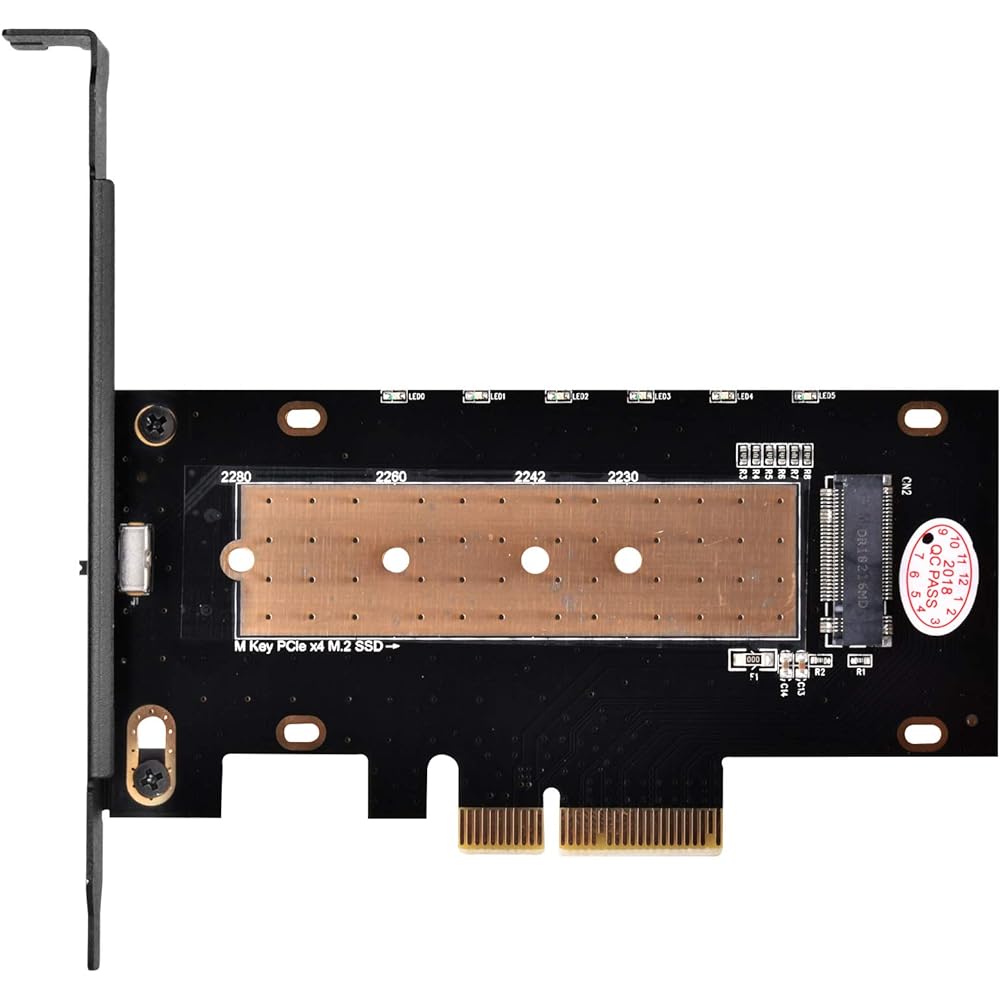 SilverStone M.2 port to PCIe x4 conversion interface card (with cooling pad) SST-ECM24