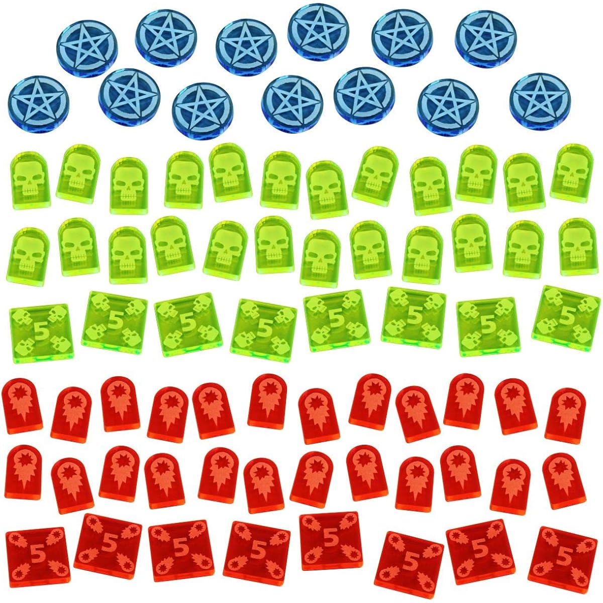 LITKO Game Upgrade Set for Dresden File Card Game, Multicolor (77)