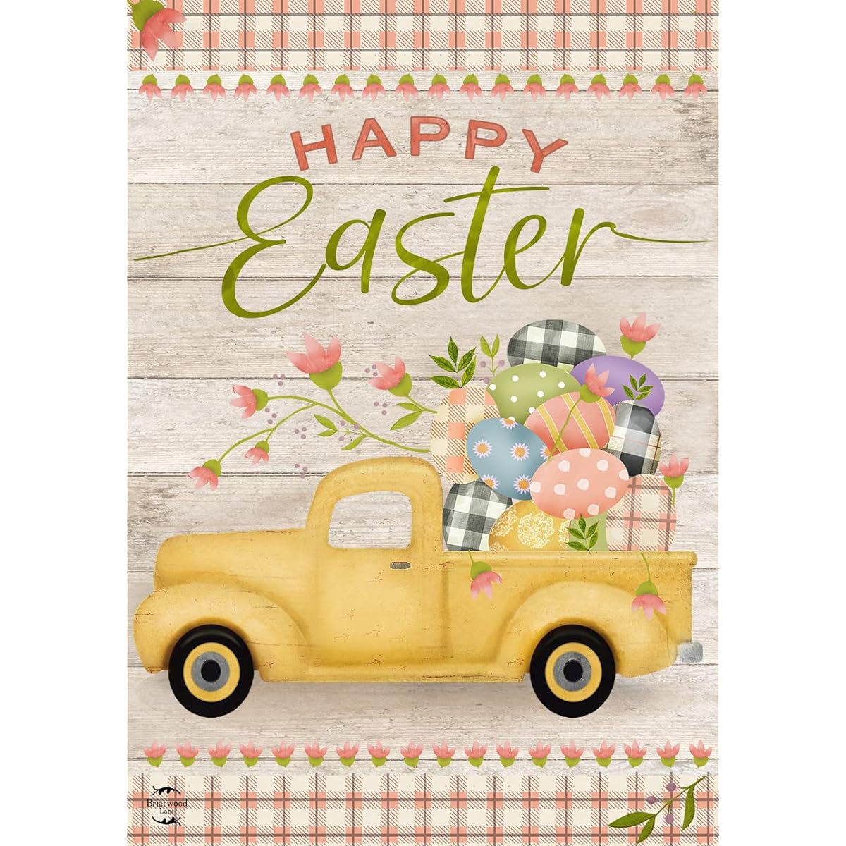 Briarwood Lane Easter Egg Pickup Holiday House Flag 28" x 40"