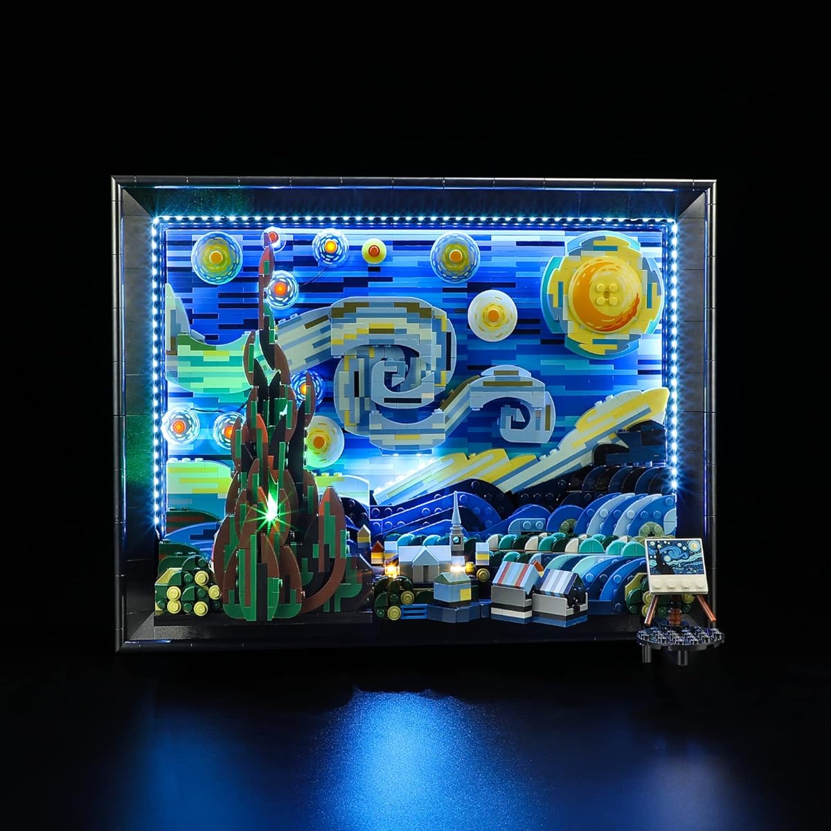 Light Tail Lights for Lego-21333 Vincent-Gogh The Starry-Night - LED Lighting Kit Compatible with Lego Building Blocks Model - Model Set Not Included