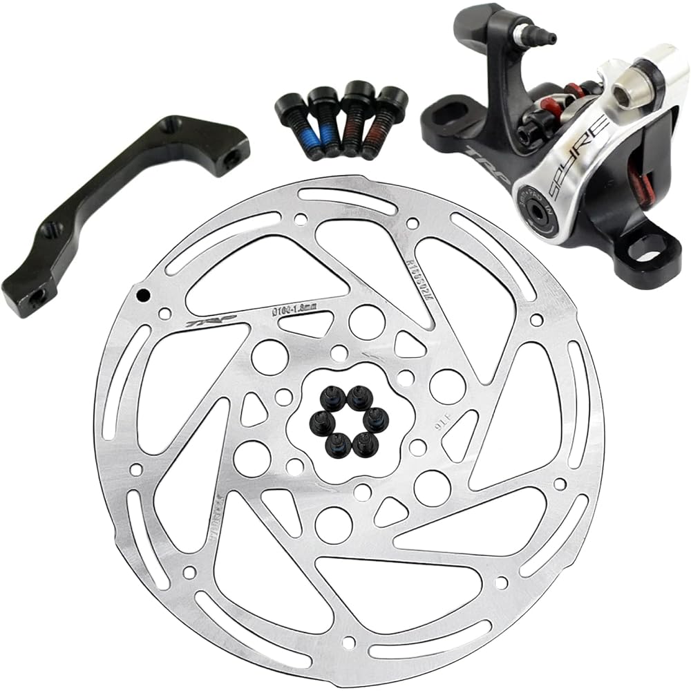 TRP SPYRE Road Alloy Mechancial Disc Brake Set 160mm Rotor, Front and Rear, MH1710