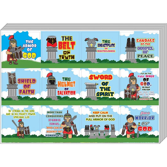 Armor of God Sticker Series (5 sheets) (5-sheets)