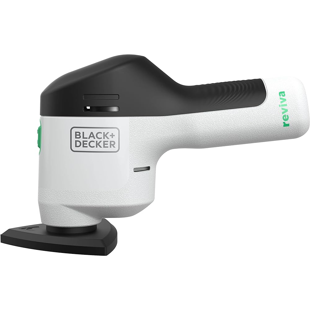 Black and Decker Reviva Sander 10.8V Cordless [Uses Recycled Materials] Power Tool Polishing Tool Dust Prevention Switch Sustainable DIY SDG REVDS12C-JP