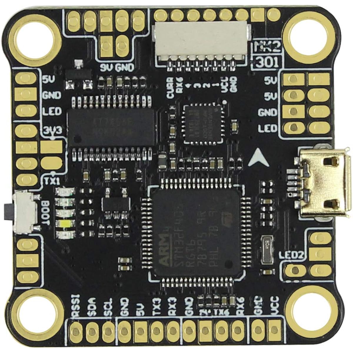 DIATONE Mamba F405 Flight Controller Betaflight STM32 MPU6000 OSD Built-in 5V/2A BEC 3-6S for DIY FPV Racing Drone Quadcopter