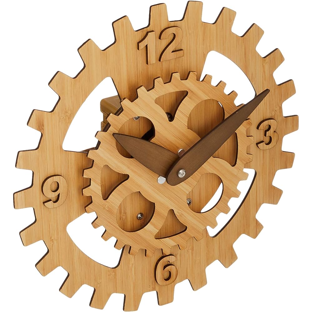 Seiji Wall Clock Antique Gear Furado HY-001