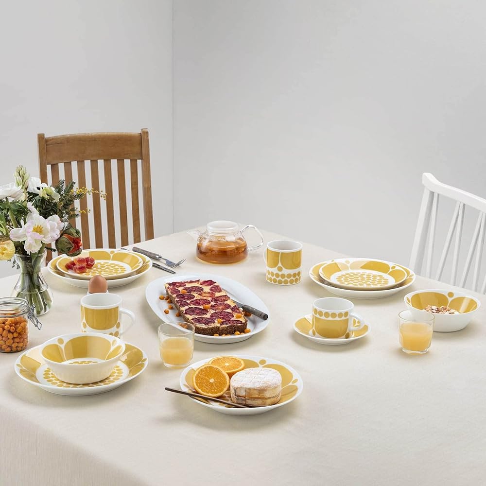 [Regular Imported Product] Arabia Sunnun Thai Tea Cup & Saucer Approx. 280ml 1054200