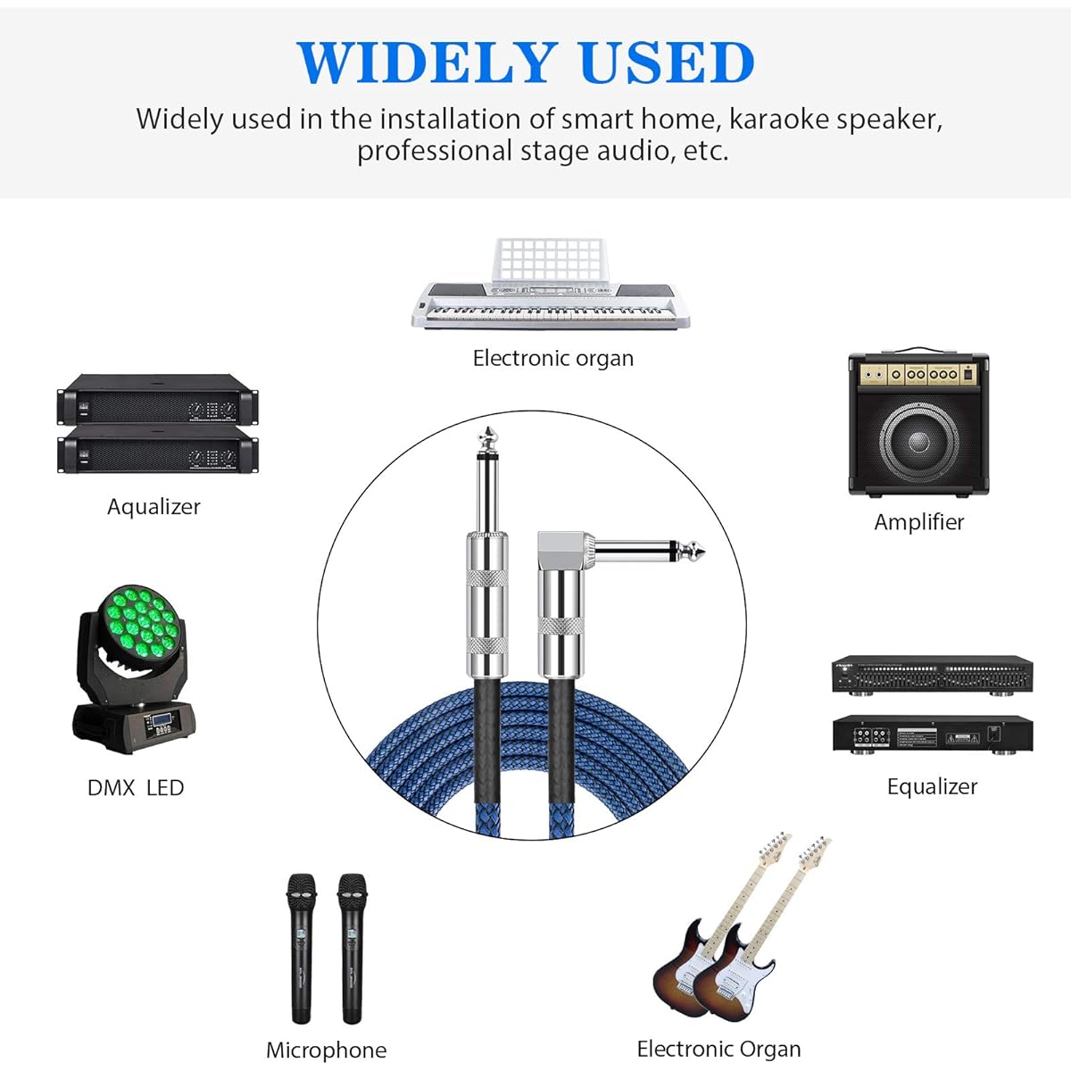 Jolgoo guitar cable JG-CABLE-GUITAR-001
