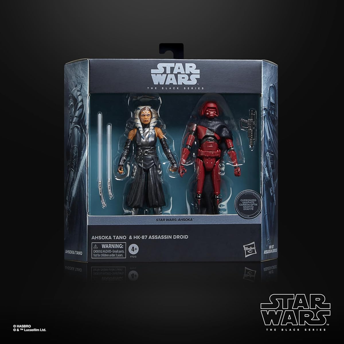 STAR WARS Black Series Ahsoka Tano & HK-87 Assassin Droid Ahsoka 6-Inch Action Figure 2 Pack Ages 4+