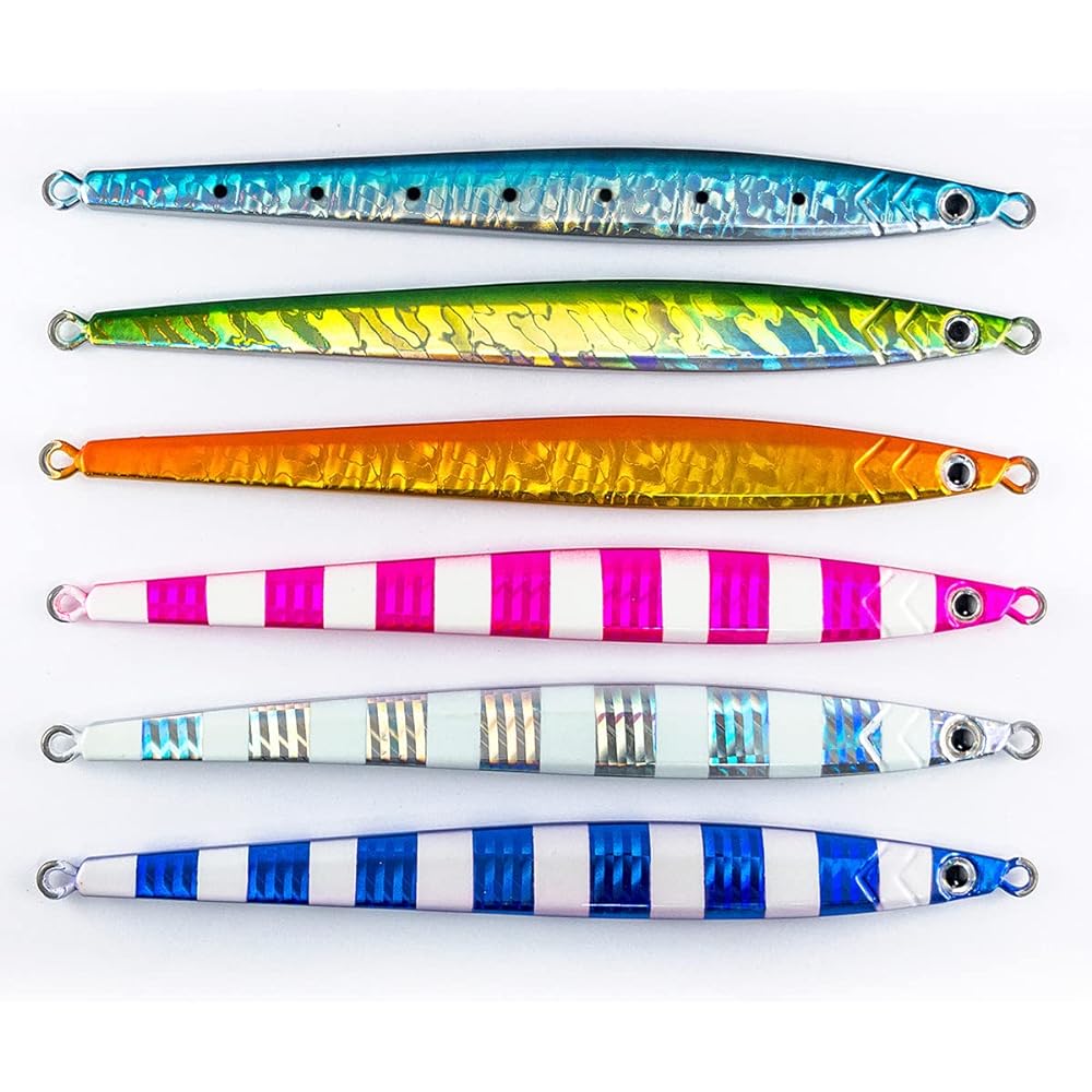 [Orld fishing gear] Heavy slow jig (long) multicolor set qb100160S