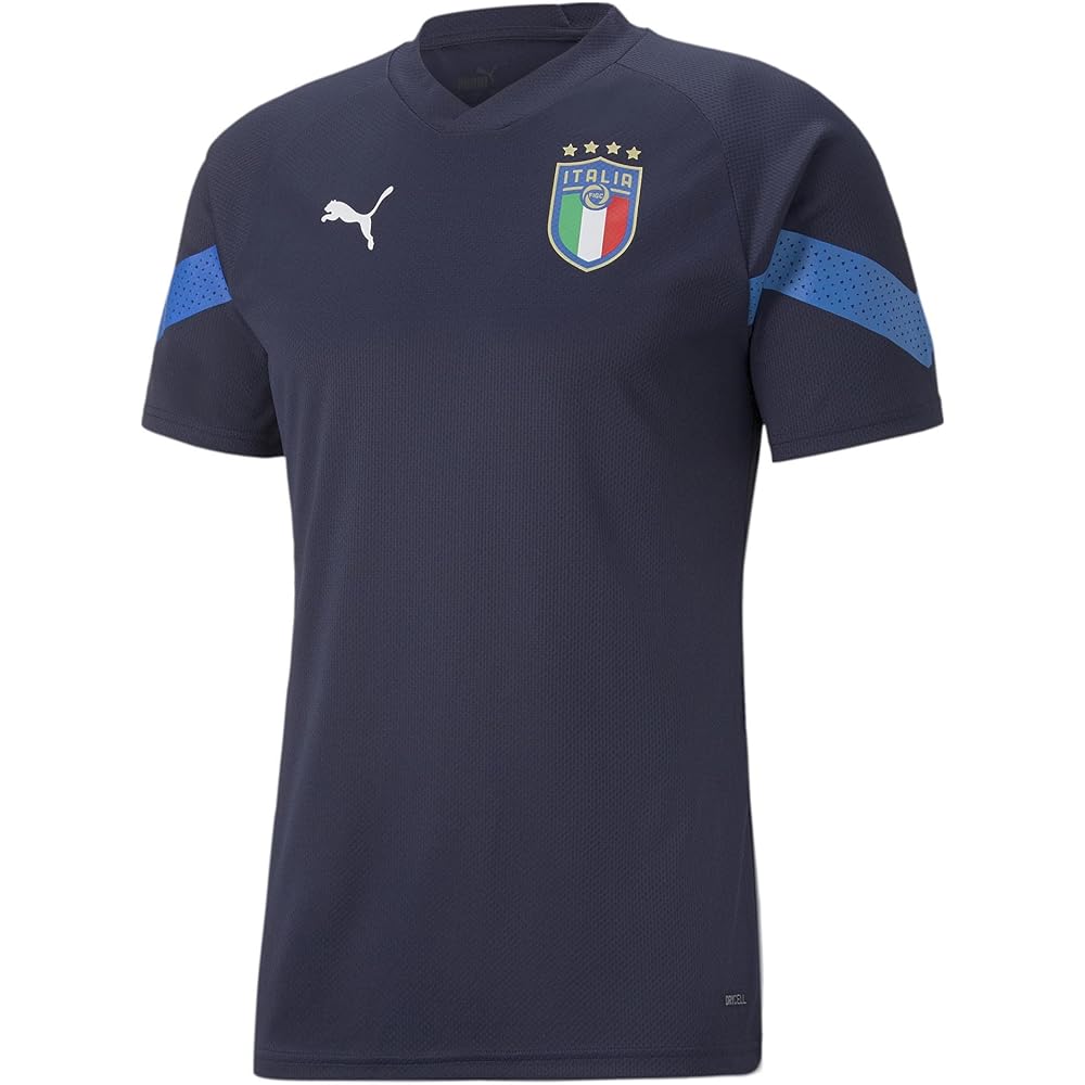 PUMA 767081 Men's Soccer T-Shirt FIGC COACH TR SS Shirt