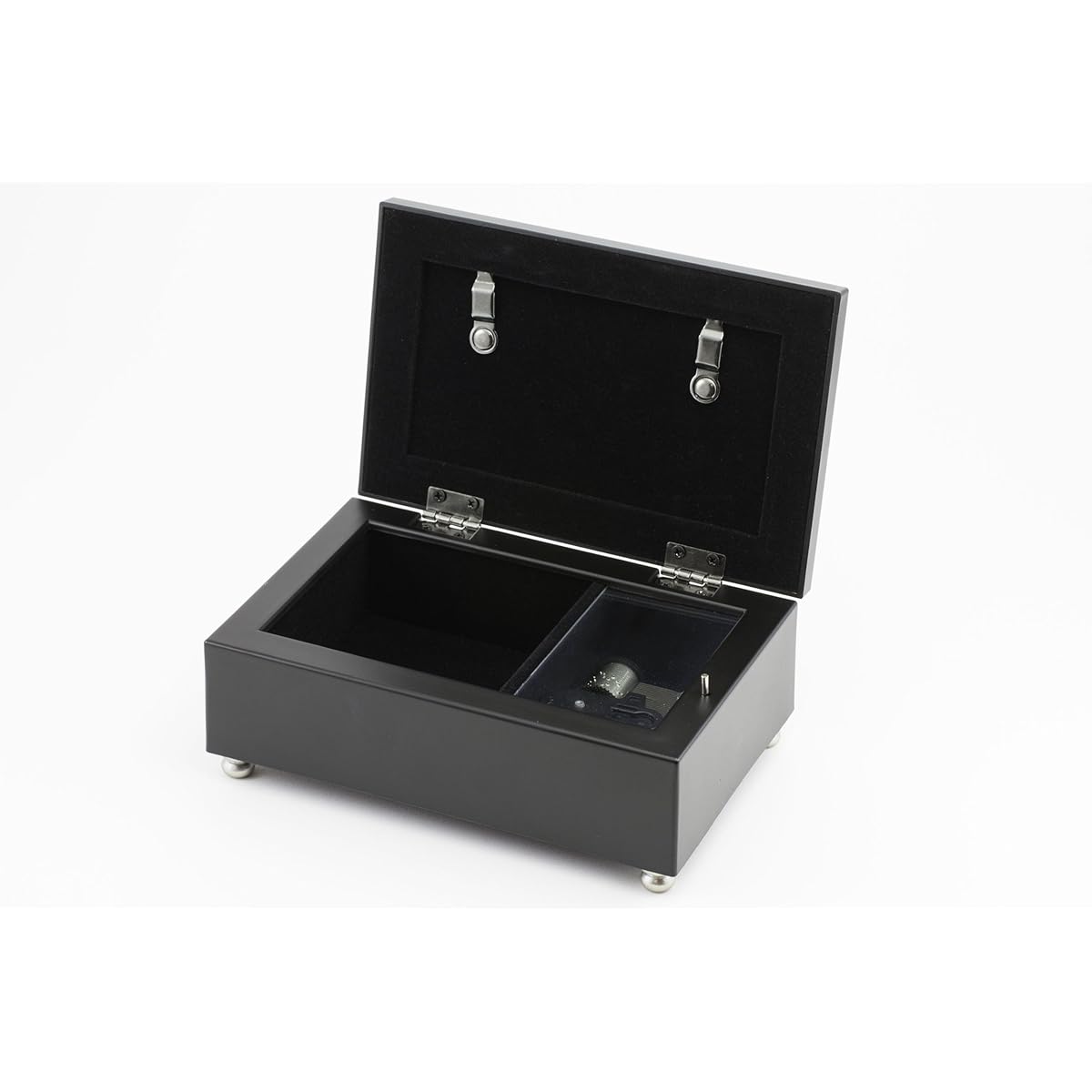 Cottage Garden Sister May You Always Feel Love Matte Black Jewelry Music Box Playing Amazing Grace