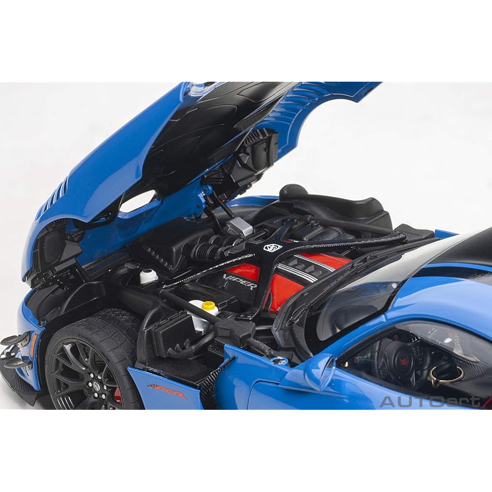 AUTOart 1/18 Dodge Viper ACR Blue/Black Stripe Finished Product 71734