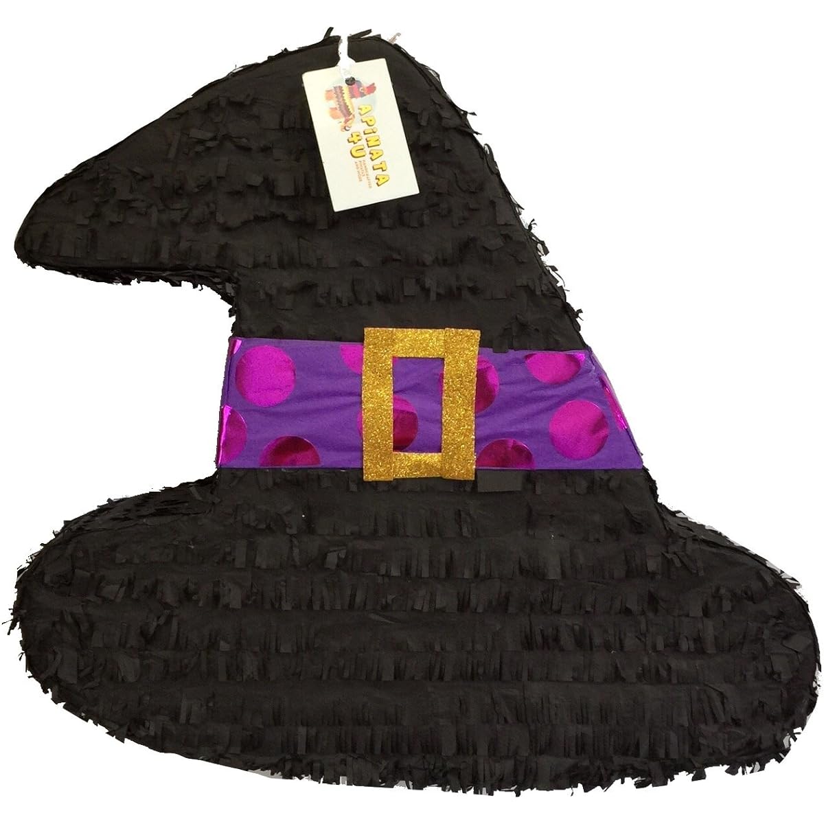 Black & Purple Witch Hat Pinata by apinata4u