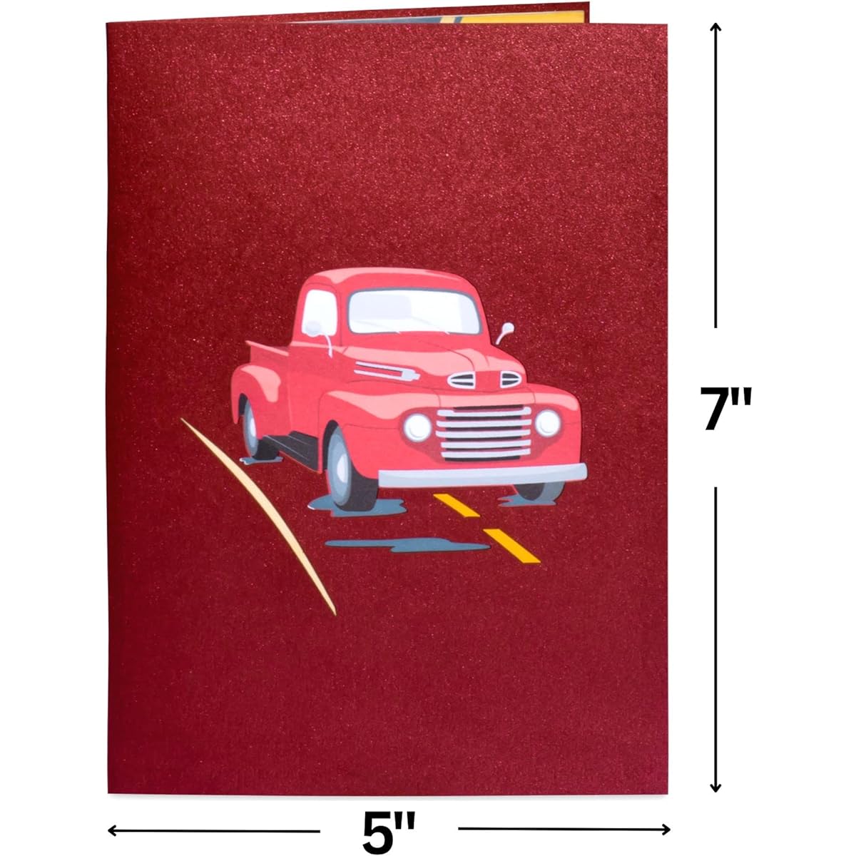 Paper Love Classic Truck Pop Up Cards 3D Pop Up Greeting Cards for Father's Day, Birthdays, Graduations, Your Thoughts, Just Because, Any Occasion