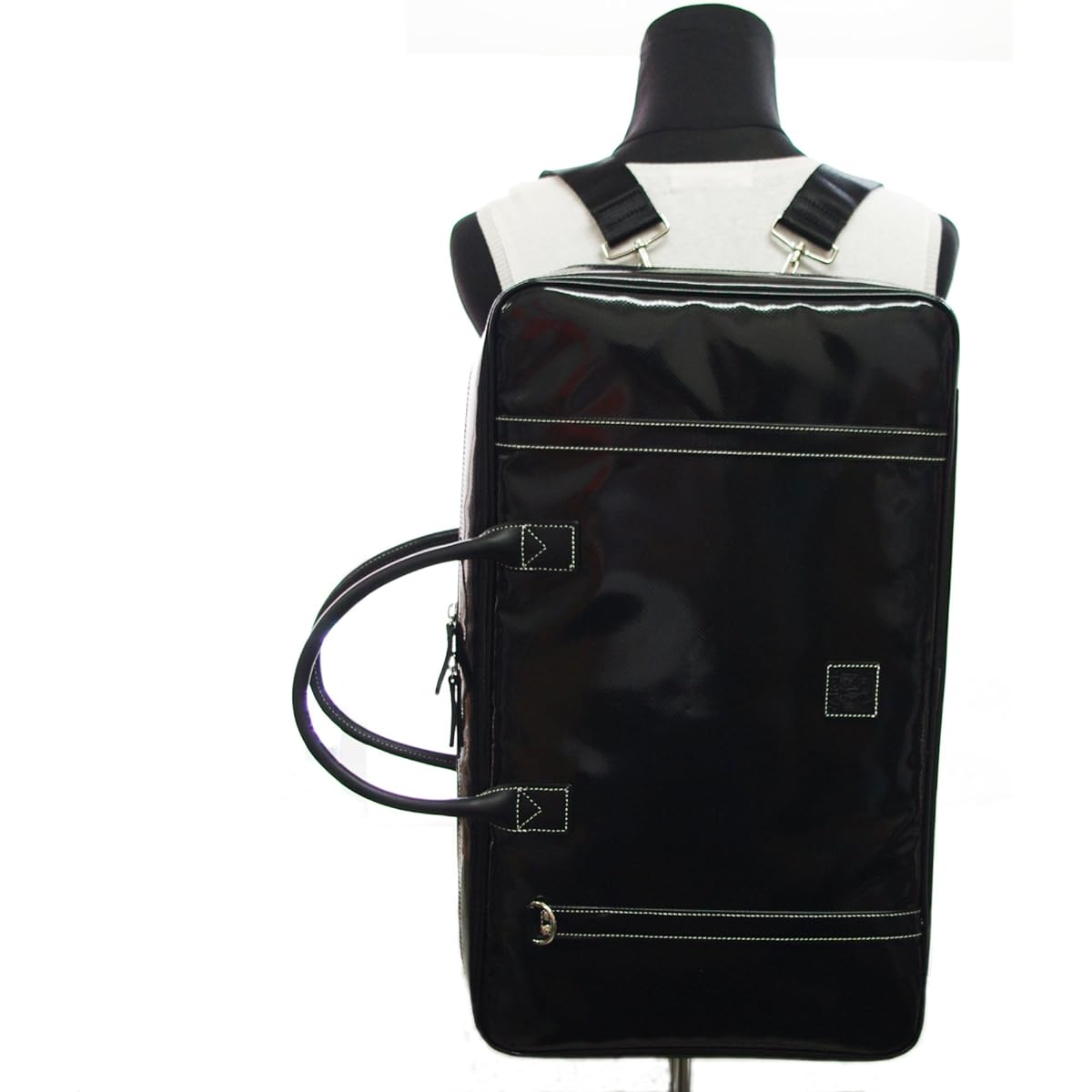 NAHOK backpack compatible score briefcase "Ludwig/wf" (compatible with flute C tube & H tube) black [German waterproof fabric x special temperature adjustment function & shock absorbing material + waterproof zipper] Fabric from Germany, Made in Japan.
