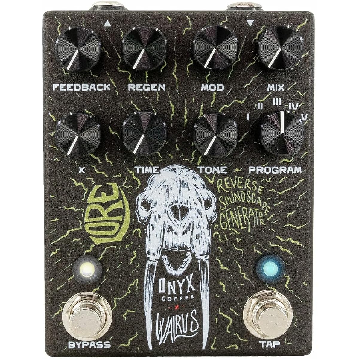 Walrus Audio/WAL-LORE Lore Reverse Soundscape Generator WAL-LORE/ONY Black Friday 2023 Limited Onyx Edition