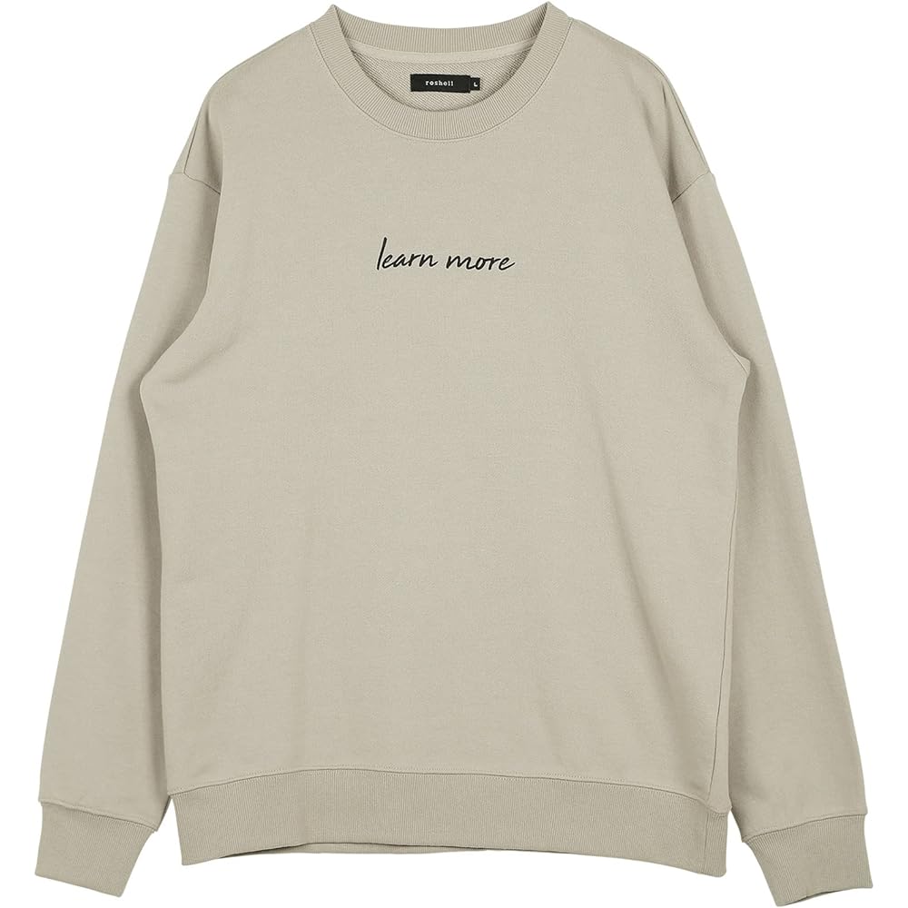 [JIGGYS SHOP] Ziggy's Shop Fleece Print Sweatshirt | Men's Tops, Long Sleeves, Sweatshirts, Loose, Oversized, Logo, Autumn Clothes, Winter Clothes, Spring Clothes, Pullover, Logo Print, Autumn/Winter, Black, White, Navy