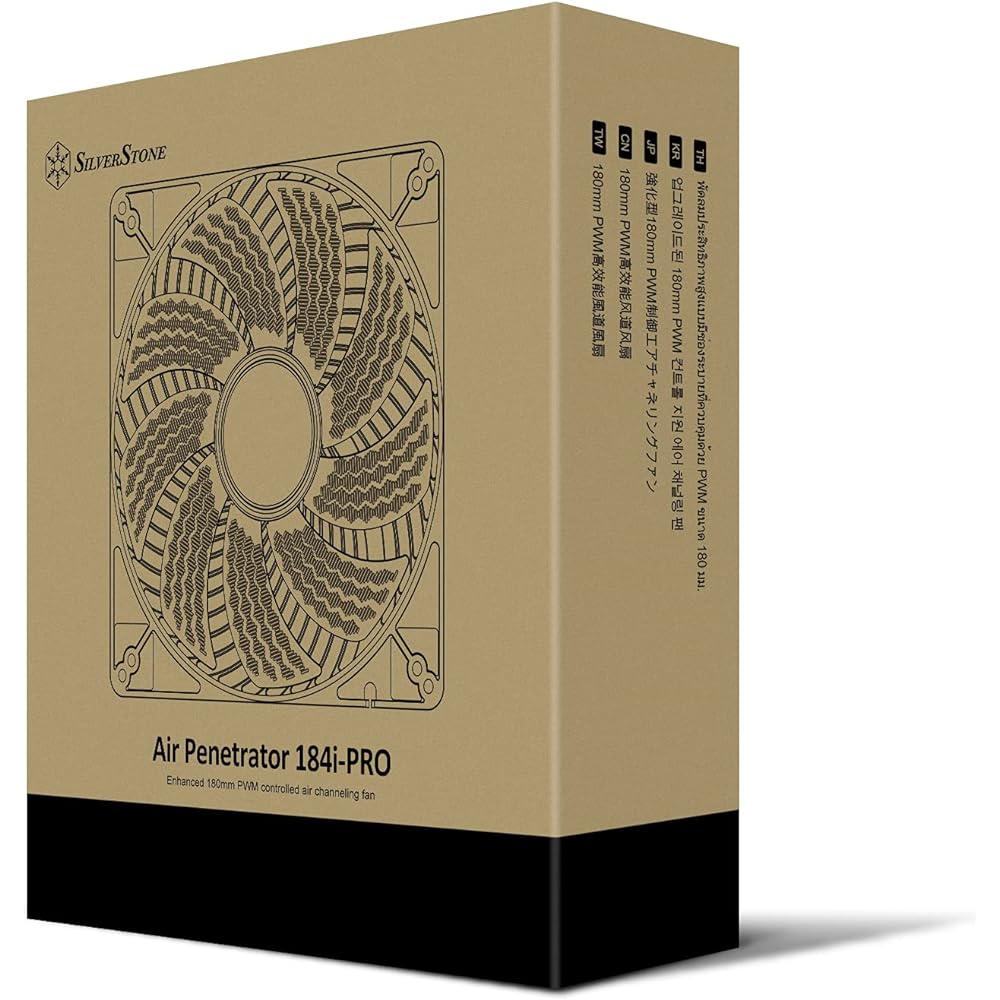Silver Stone AP Series Enhanced 180mm PWM Controlled Case Fan SST-AP184i-PRO