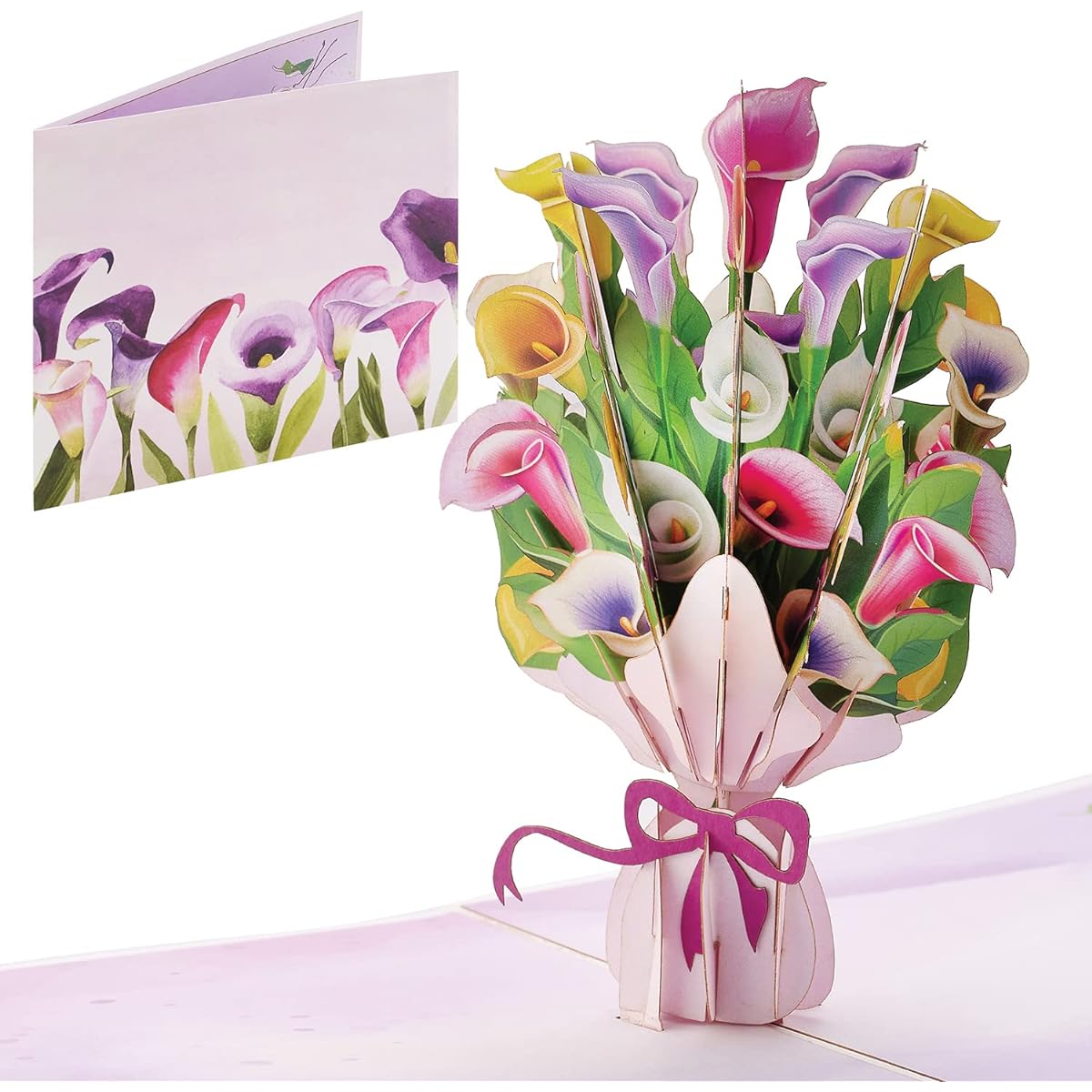 ioyounow Lamb Flower Pop-up Card