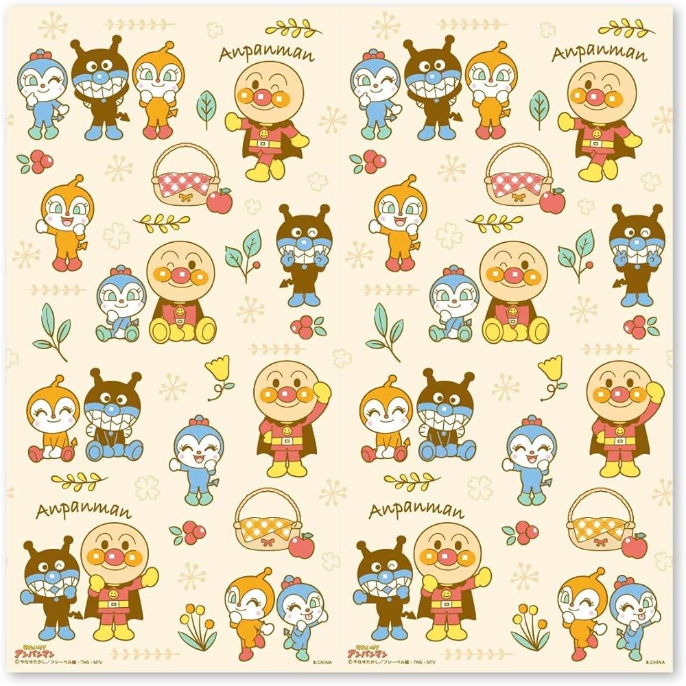 Anpanman Leisure Sheet LL for 4~5 people 2 tatami 180 x 180cm Leisure Mat Folding Set (Leisure Seat, Slider Bag)