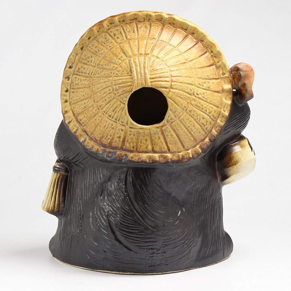 CtoC JAPAN Select Shigaraki Ware Raccoon Ornament L67-6 Pottery Width 34cm x Depth 27cm x Height 51cm Lucky Tanuki No. 16 Stylish Pottery 4941273295068