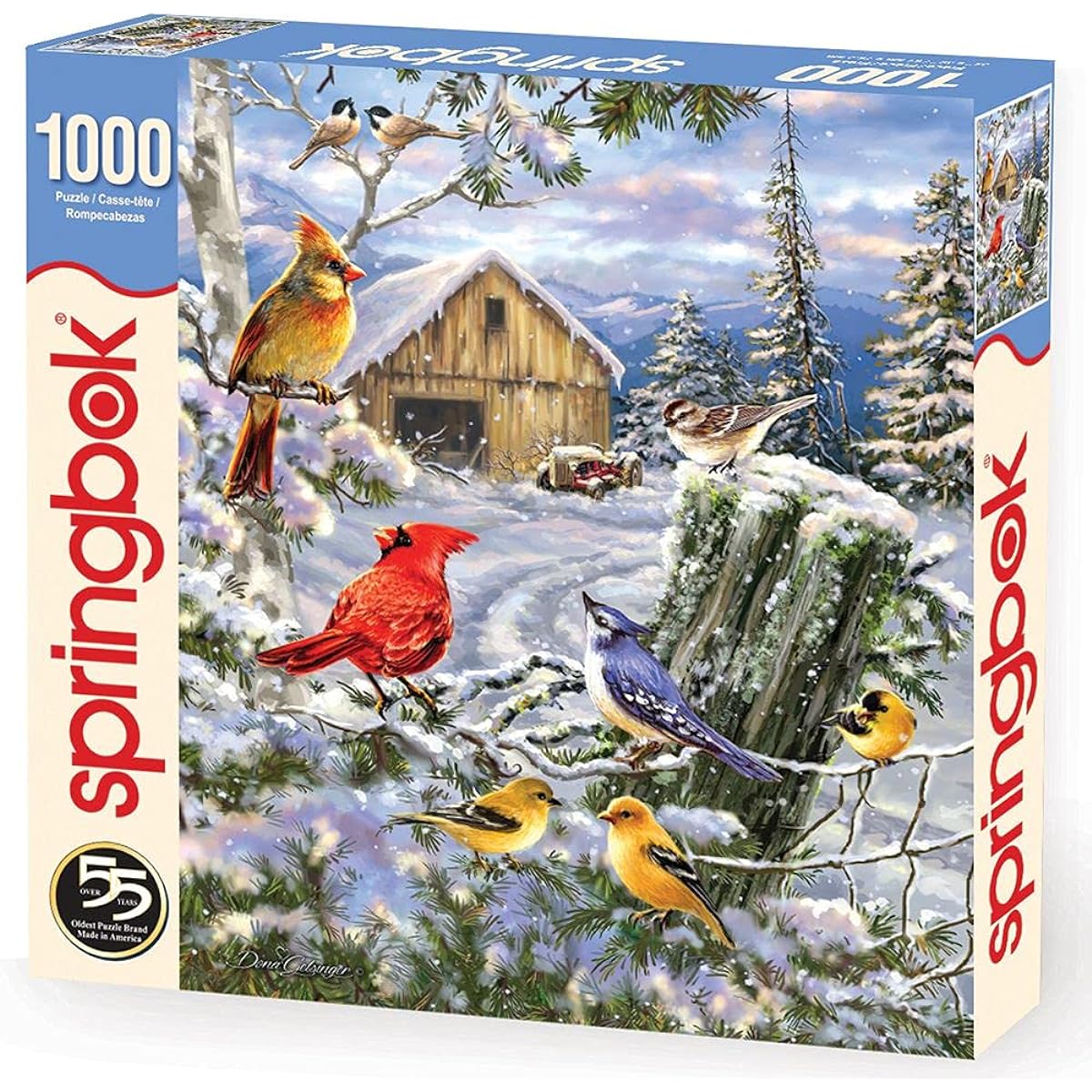 Springbok Puzle - Frosty Morning Song 1000 Piece Jigsaw Puzzle