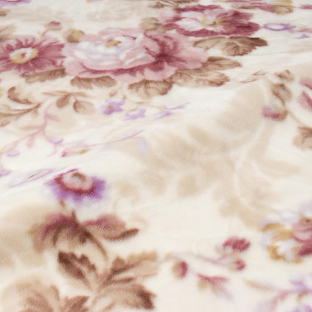 nishikawa [Nishikawa] 2-Piece Acrylic Blanket, Single, Washable, Warm, Smooth, My Model, Antistatic, Beige, FQ01080002A10