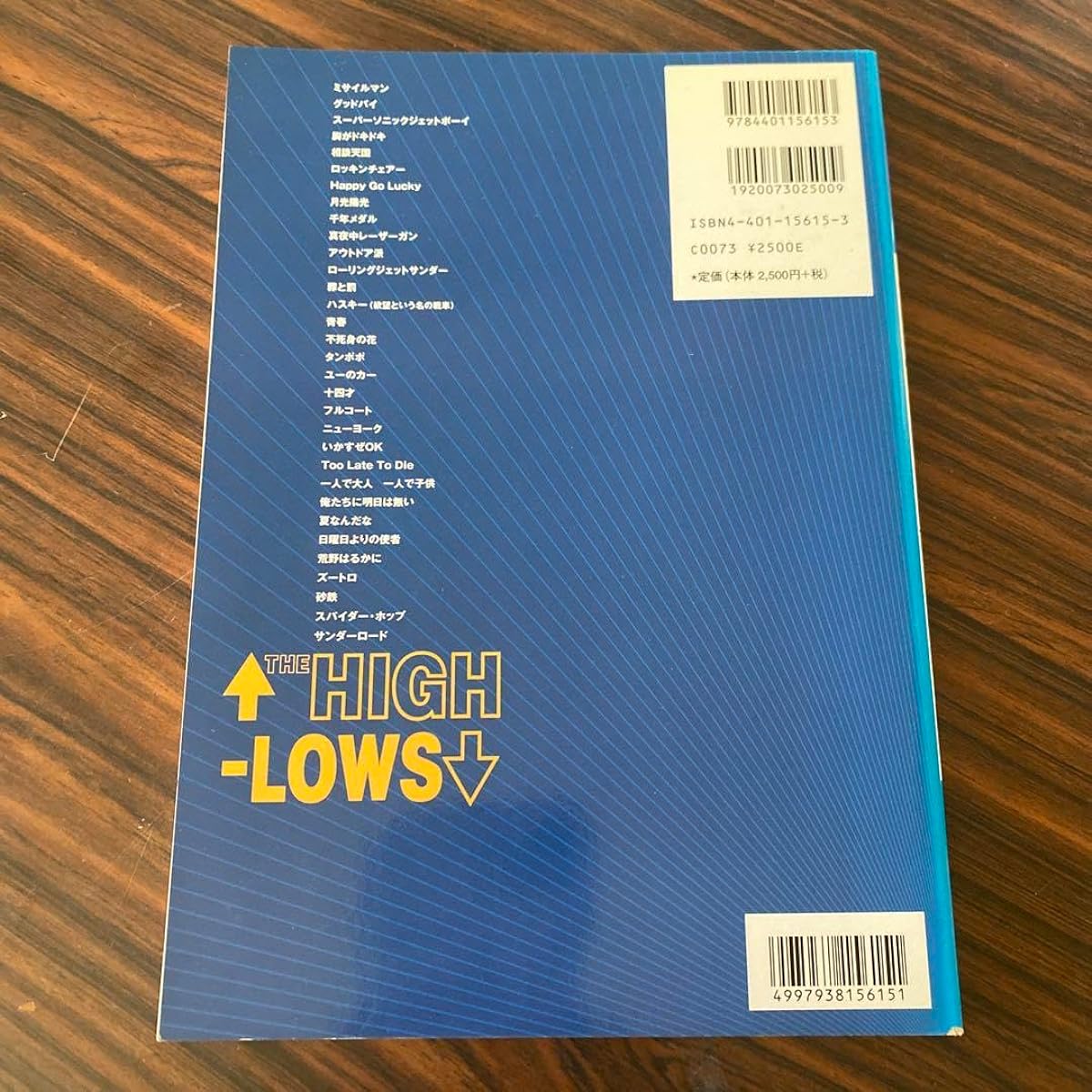 Guitar score The High-Lows, vocal sheet music, tablature, the high-lows