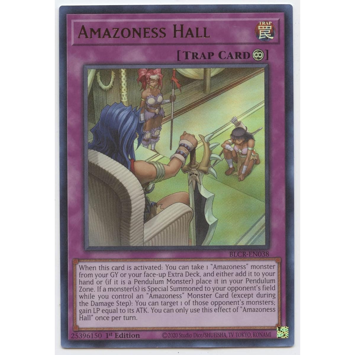 ess Hall - BLCR-EN038 - Ultra Rare - First Edition