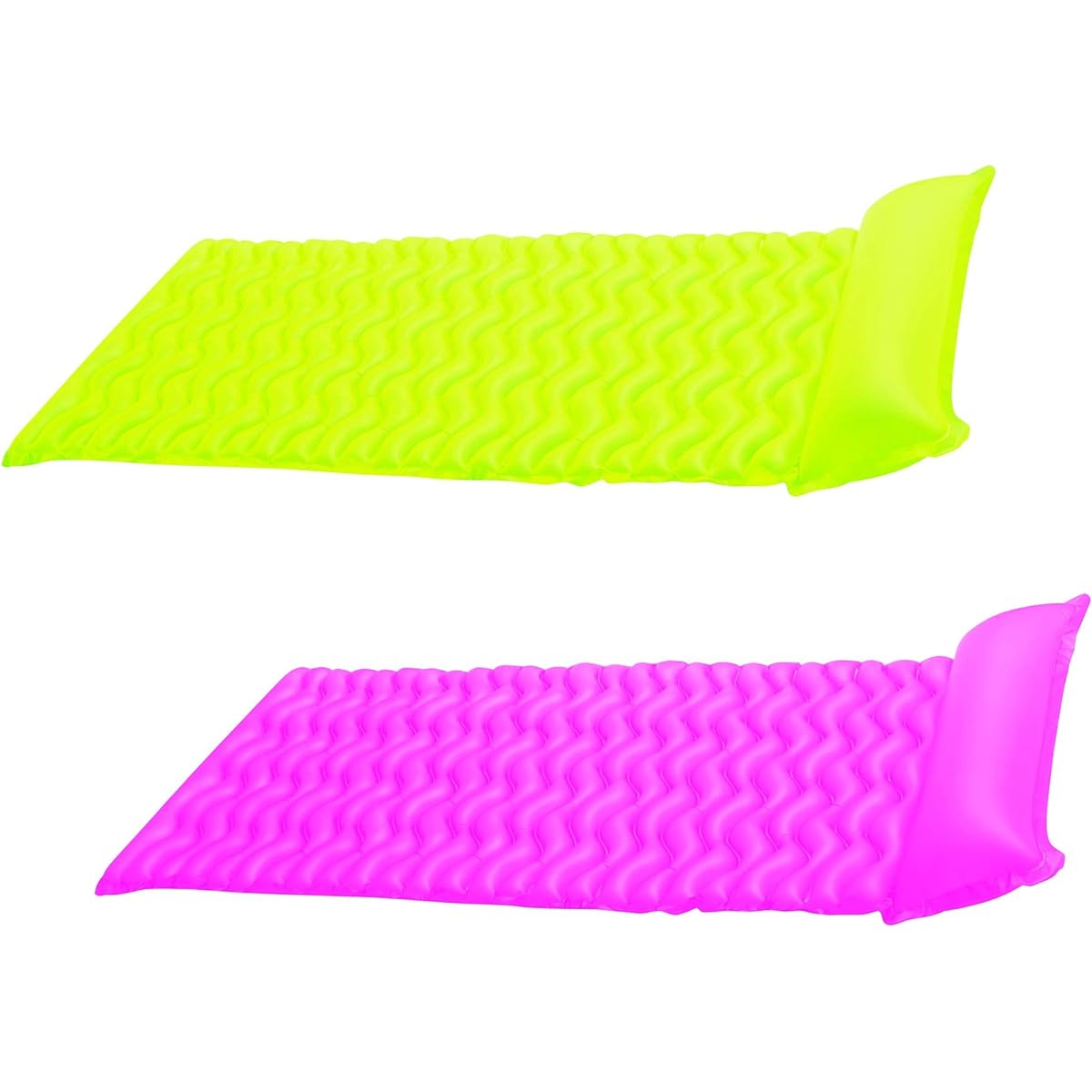 Intex Tote 'N Float Wave Mat Floating Pool Lounge/Headrest (2 Pack)