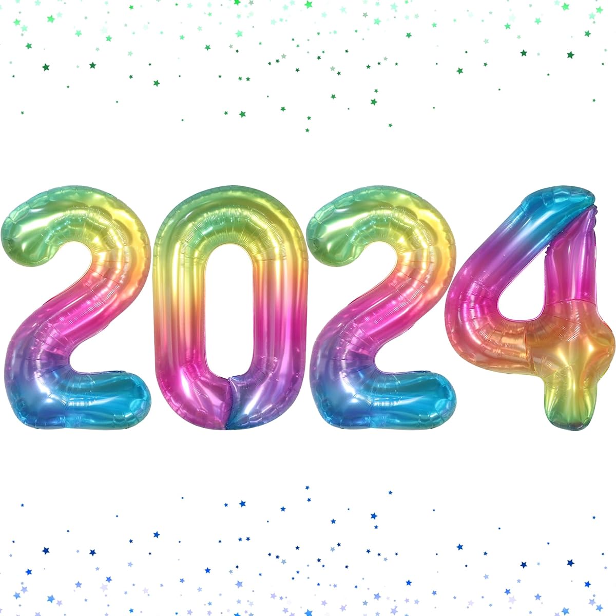 KatchOn Giant Rainbow 2023 Balloons Numbers - 40 Inch | 2023 Rainbow Balloons Rainbow Graduation Decorations 2023 | Graduation Party Decorations 2023 Rainbow Graduation Decorations Class of 2023 Balloons