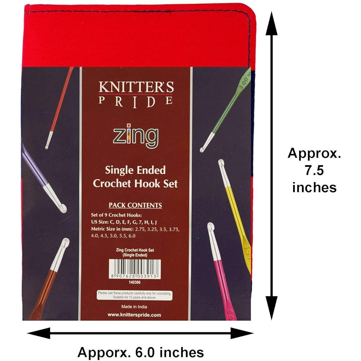 Knitter's Pride Zing 2.75mm J/6mm Artsiga Crafts 1