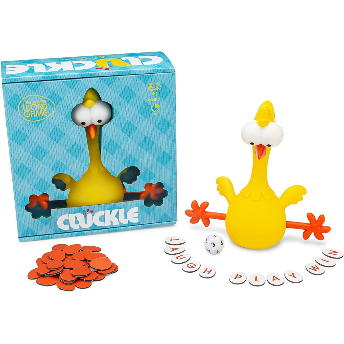 Big G Creative: Cluckle Free Range Word Game 2-6 players Ages 7 and up 15 minute game