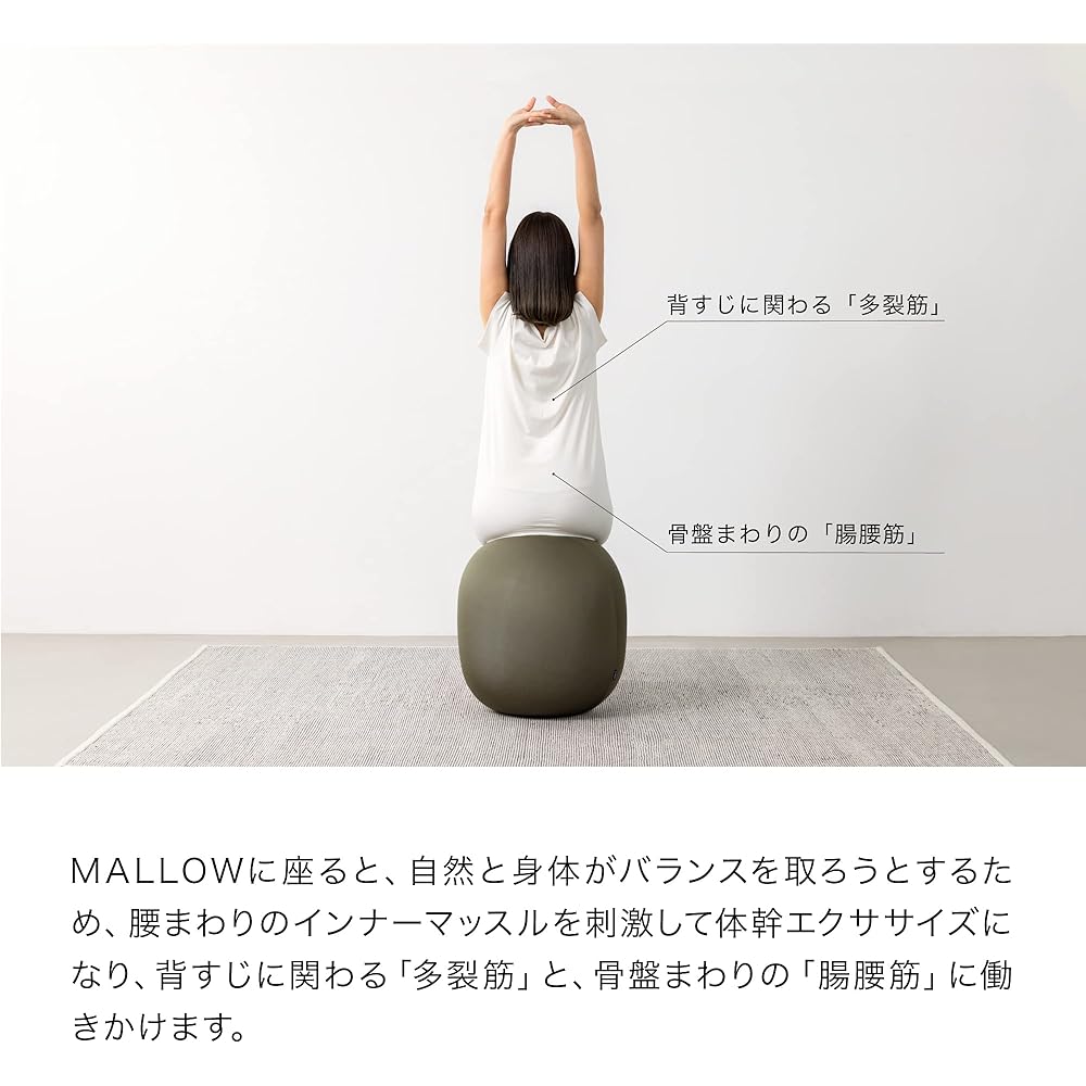 And Medical MALLOW Balance Ball Chair Balance Cushion Exercise Posture Support Office Desk Work Stretching Children Gift