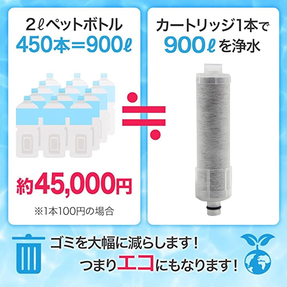 [Genuine Product] JF-20-T Replacement Water Purifier Cartridge (JF-20 3 Piece Set of 3) Faucet