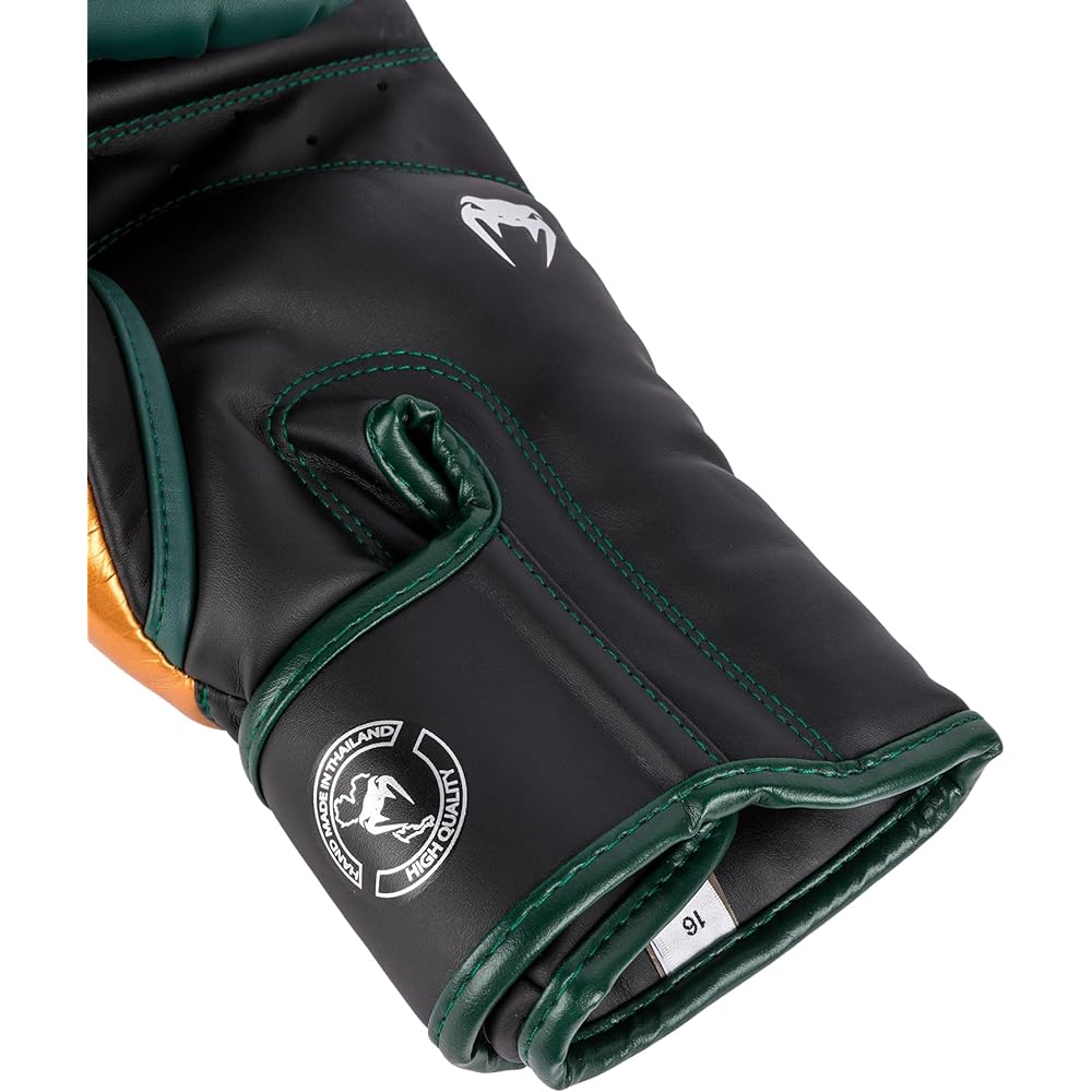 VENUM Boxing Gloves ELITE BOXING GLOVES (Green x Bronze x Silver) VENUM-1392-612 //Sparring Gloves Boxing Kickboxing Fitness