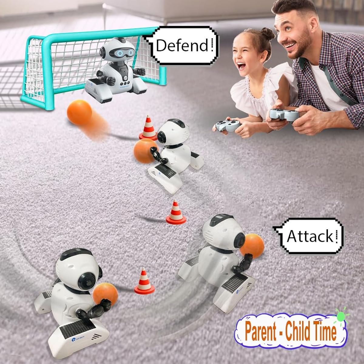 BUSYSIR Robot Toys for Kids - Gesture Sensing Programmable RC Smart Robot Toys for Boys/Girls with Flexible DIY Arm/Music/Recording/Remote Control Toys Birthday Gifts (White)