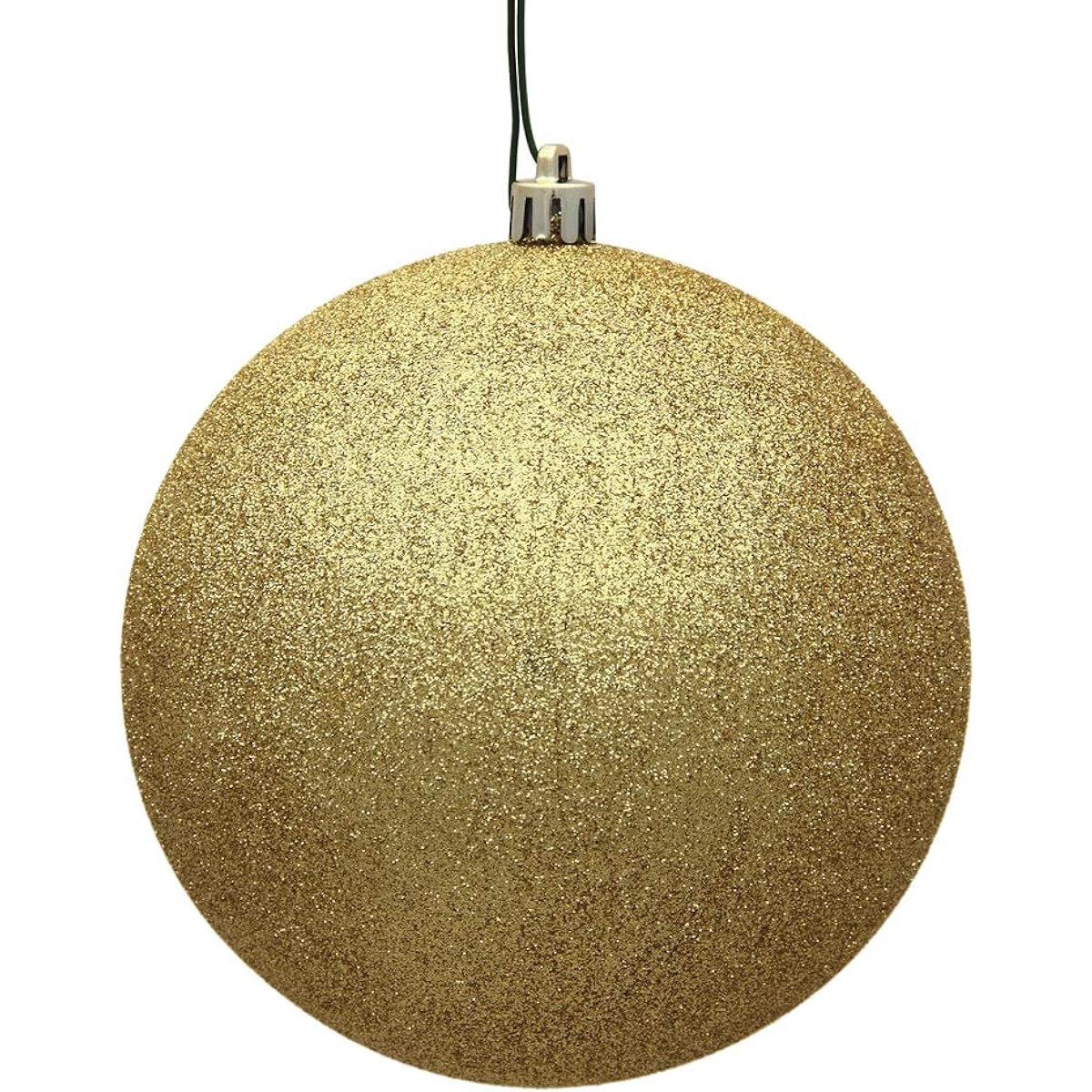 Vickerman 2.75 inch Gold Glitter Ball Ornaments - 12 ornaments per pack.