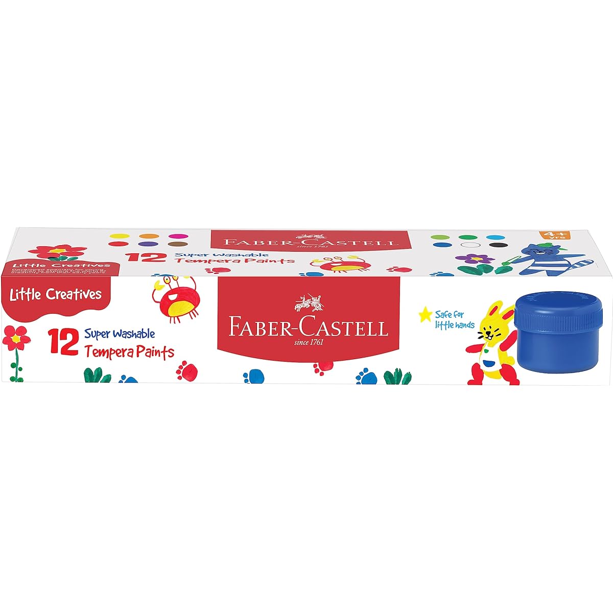 Faber Castell Tempera Paint Set - Pack of 12 (Assorted)