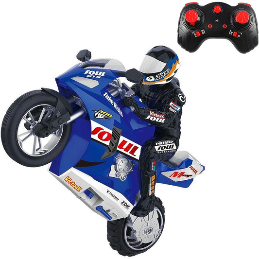 2.4GHz, 1/6, Stunt Bike, Automatic Balance, Can Run on Its Own Wheel, USB Charging, LED, Simulation Sound, Easy Operation, Motorcycle, 60 Minutes of Communication, 360° Rotation, Toy, Children, Boys, Girls, Kids, Present, Christmas, Gift, New Year's Gift