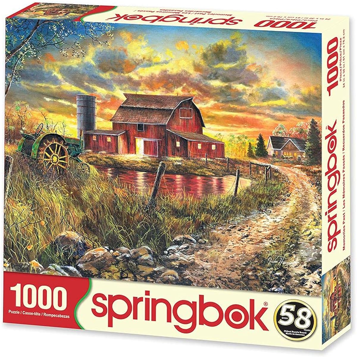 Springbok 1000 Piece Jigsaw Puzzle Memories Past - Made in the USA